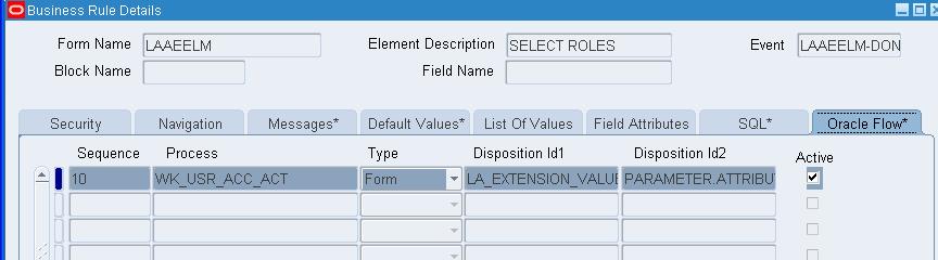 FORM RULE- ORACLE FLOW RULES Oracle Flow rule enable form events such as saving a record or changing a field value to