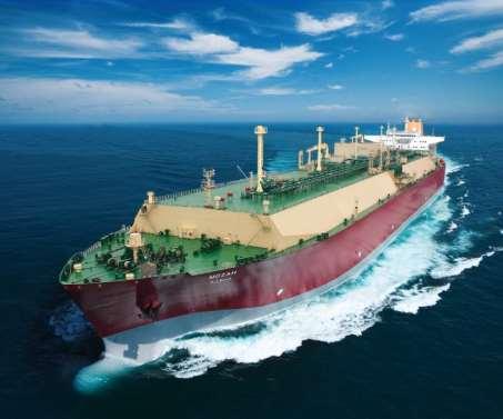 Figure 13 Membrane Type Tanker - The first Q-Max LNG carrier, Mozah (QatarGas) Source: Qatar gas webpage 3.