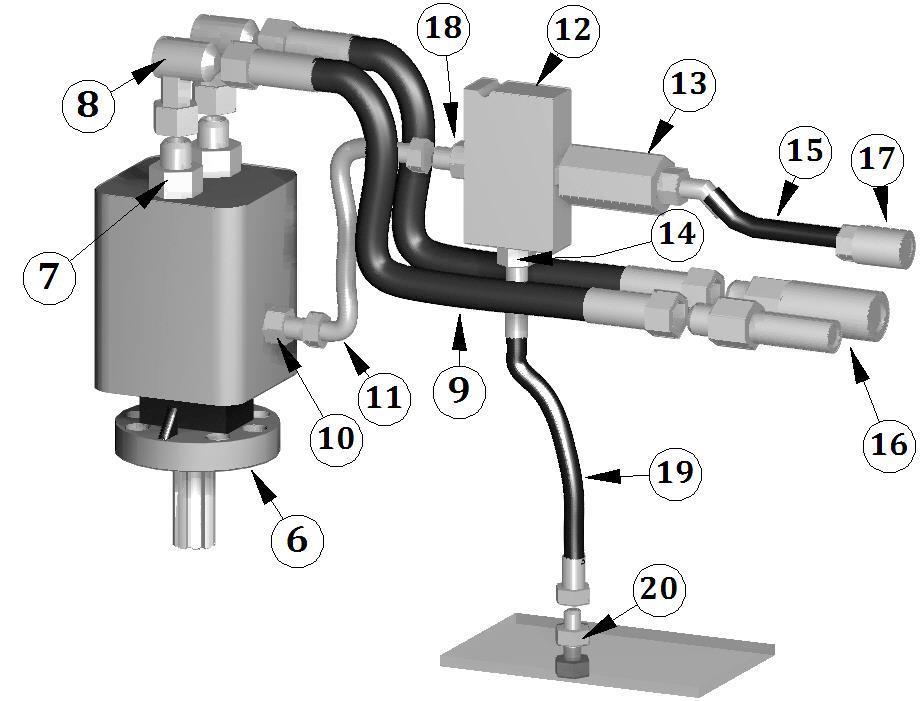 High Flow Hydraulic Components Ref. Description Qty.
