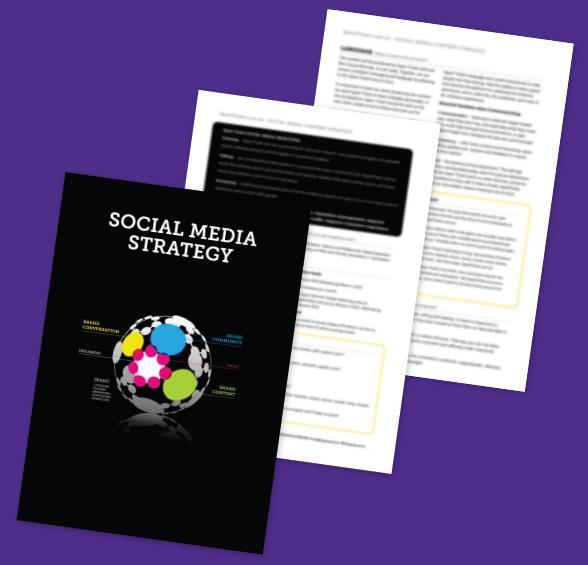 Social Media Strategy Our strategy guide is customized to fit your needs.