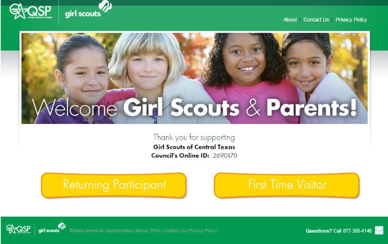 Unify: How-To Guide for Troop Coordinators 1 Troop Fall Product Coordinator should login at https://girlscouts.qspgao.