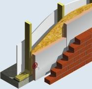 brickwork Figure 1 Brick Faced Timber Frame Wall (Insulating Sheathing) Figure 2 Brick Faced Steel Frame Wall (Insulation