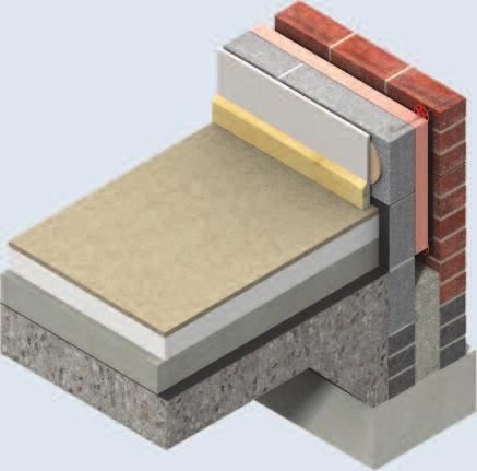 TF73 INSULATION FOR FLOATING AND SUSPENDED GROUND FLOORS Solid floating ground floors Beam and block floors Suspended timber floors Areas where high compressive strength required New build