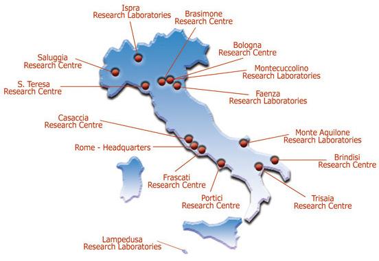 Whereweare ENEA has over 2700 staff employees distributed in headquarters in Rome Brussels liaison office 9 research centres and 5