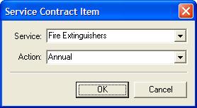 Figure 23 Contract Price Select the newly added contract price. In the Include in Selected Contract Rate group, click the Add button. Now select Fire Extinguishers and Annual and click OK.