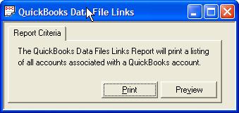 Chapter 6 QuickBooks Data File Links This chapter will show how to produce a report that will list all your QuickBooks customers and their associated Inquest database record.