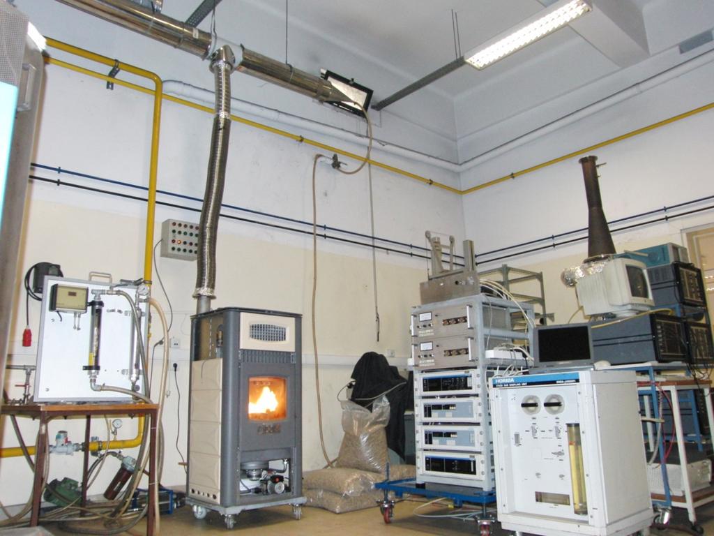 Domestic boiler Pellets Flue gas T1 Termocouple K 12 bit A/D Water