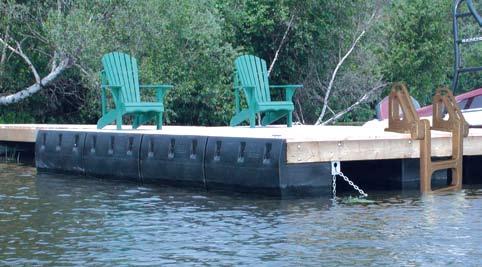 4 Foot lengths allow you to build a 4 foot wide dock in lengths of 8 feet, 12 feet, 16 feet, etc.
