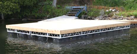 ALL PURPOSE DOCK FLOATS Techstar All Purpose Dock Floats offer the maximum in design flexibility and economy.