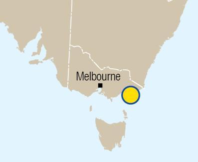 to Melbourne Eastern Gas Pipeline to Sydney Orbost Gas Hub COE 50%, STO 50% Sole Gas field COE 50%, STO 50% & Operator