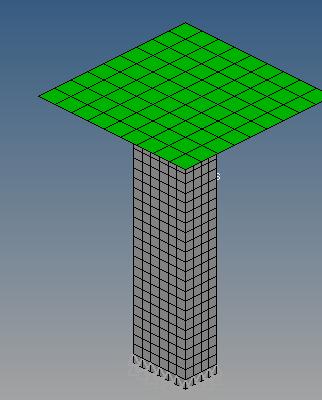 3 Rectangular Section Fig-10 : Displacement Contour