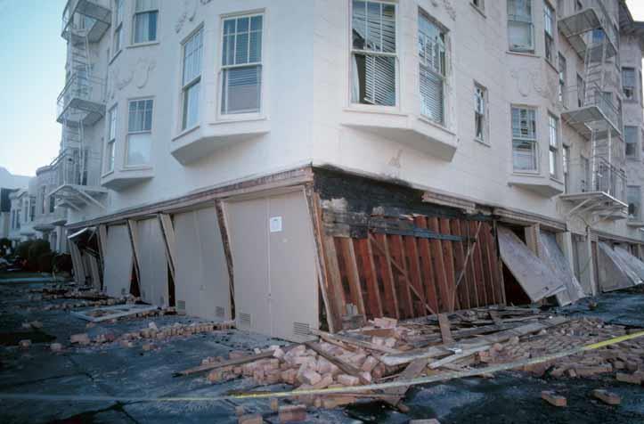 effects - Fire - Flooding 1989 Loma Prieta Earthquake, USA J.