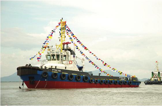. Total weight: 2,400 MT 3509 Tug Boat Project Client: PTSC Project type: PC Duration: