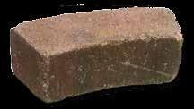 Stock Colors: Walnut, Rustic, Limestone, Camel 75 Units / Pallet 38.8 lbs.