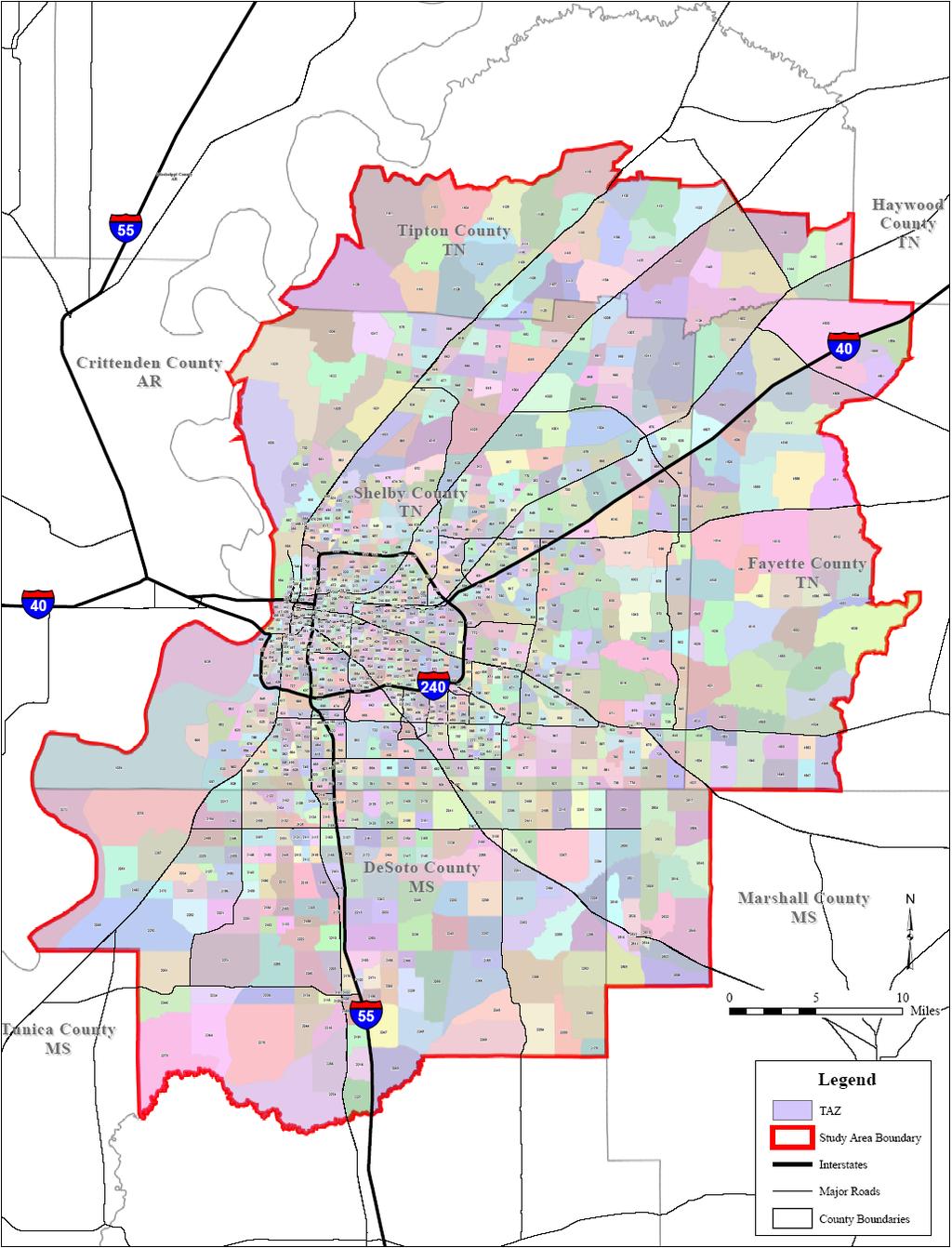 Source: Memphis and Shelby County, Metropolitan Planning