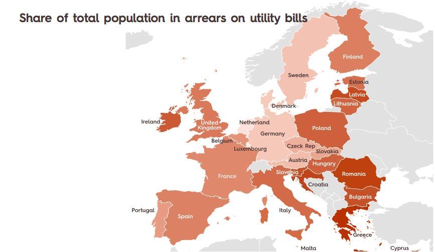 Where does fuel poverty exist in Europe?