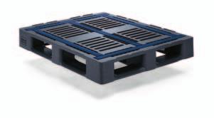 A universal pallet for use in high-bay rack systems and automation as well as in manual handling applications.