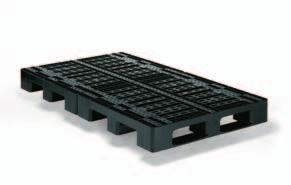 Hygiene half-pallet in the 800 x 600 mm format, developed in parallel to the H1 and compatible with it.