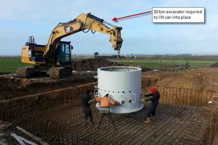 Plant required 3 ton teleporter: To unload the reinforcement and turbine can of C&F delivery truck, the teleporter is also required when tying the foundation reinforcement.
