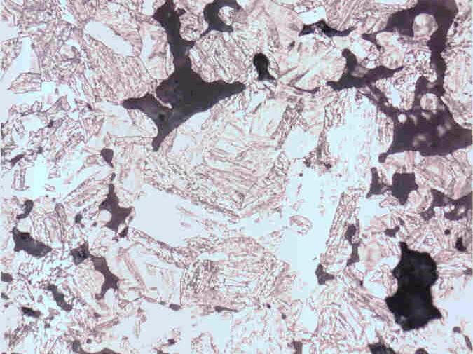 Figure 4: Microstructure of a Sample Produced from Premix #1-1 (0.