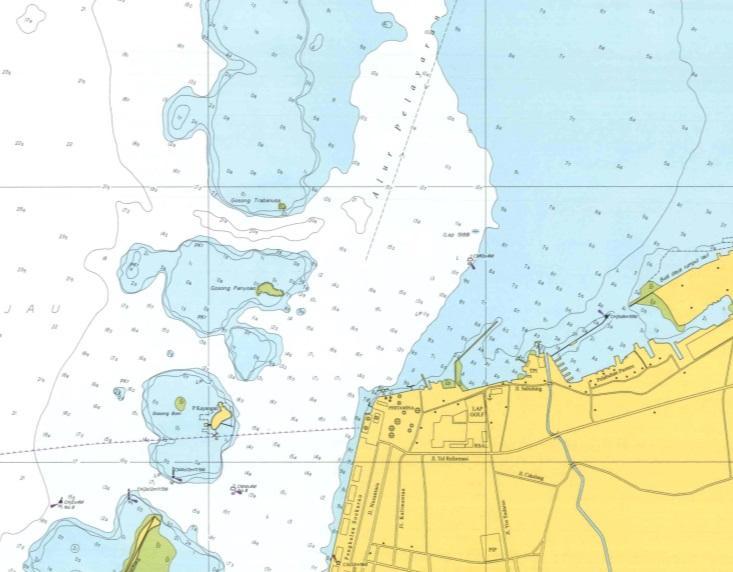 Development Scenario Considerations: Establishing Navigational Areas Channel Makassar Worked Example: Approach Channel Development Design Vessel: LOA: 294m Beam: 32.2m Draft: 13.