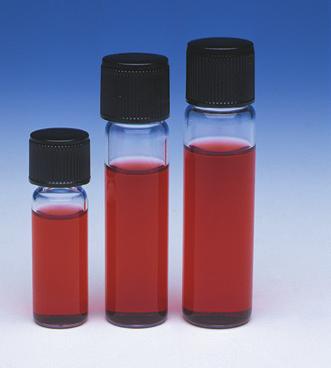 Vials for Environmental Analysis Culture Vial Culture vials feature deep-skirted screw caps to allow safer, more dependable handling when working with infectious materials Vials are manufactured from