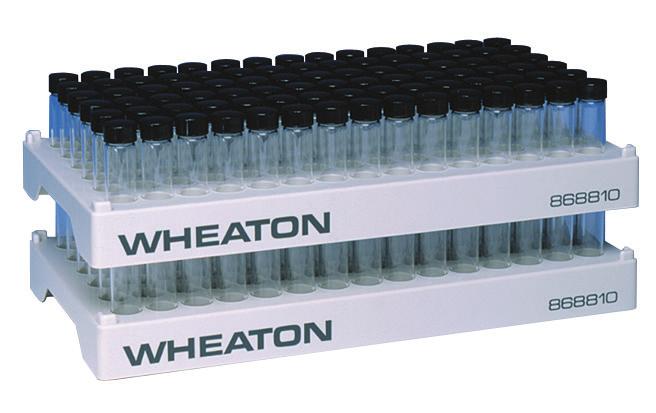 22 Vial Racks 9.5mm Well ID 96-Position 985750 17.1 Well ID 90-Position 868810 12.