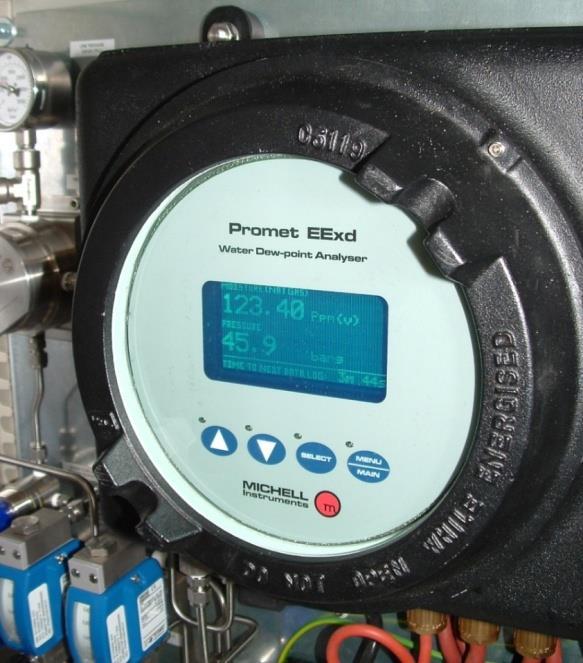 Promet EExd Measurement capabilities Single- or dual-channel Comprehensive moisture content units: ppmv/ppbv, mg/nm3 and LB/MMSCF, for ideal and