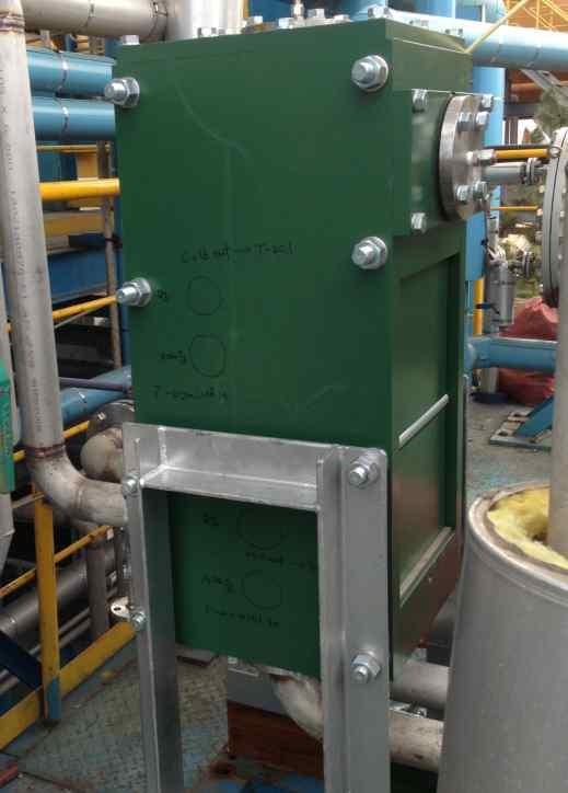 Year 2013 activities Process modification New heat exchanger - New HX: Rich solution-lean solution) 60 o C