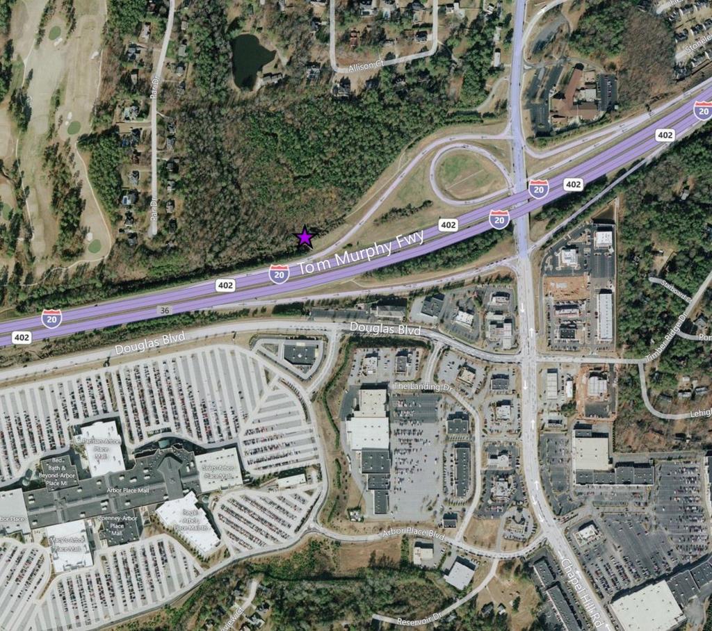 Section II: Atlanta-Birmingham Corridor Douglasville, Georgia A station was located in Douglasville, GA to capture the western Atlanta suburbs as well as a portion of the southern and northern