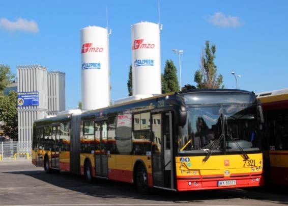Since Oct 2013: refueling by GPG s mobile LNG station Implementation and operation of fixed skidded station in Q4/2014 January 2015: launch of 35 LNG city buses in Warsaw and construction of the