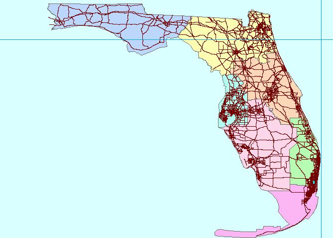 Speed Dataset: INRIX - Florida District/State Centerline Miles Speed-Records (5-minute interval) D1 3,333 105,875,469 D2 3,587 101,748,753 D3 1,767 40,137,130 D4 2,627 127,347,582 D5