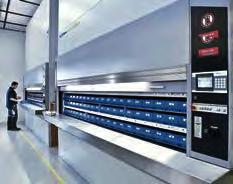 more storage capacity Organized storage of small parts Short distances faster access Suitable for all commonly