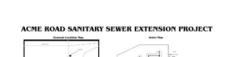 Project Name Project Location Map Detailed Plans Index Map An Brief Example General notes required on the detailed plans Sewer Authority Sign-off Professional Engineer who designed detailed plans