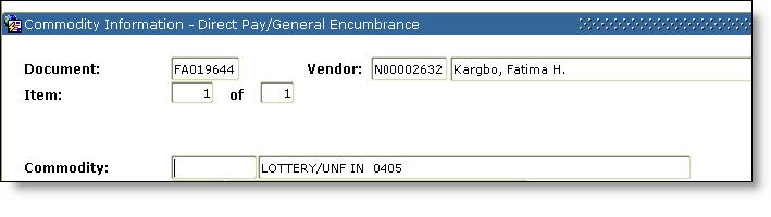 If yes, click on Invoice Query (FAIINVE) on the Option List menu and perform a Next Block function repeatedly until all