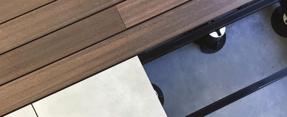 Revolutionising how exterior spaces are built LIGHT-WEIGHT, STRUCTURAL FRAMING SYSTEM TO SUPPORT DECKING & EXTERIOR TILES RESORTDECK + OUTDURE TILES ON QWICKBUILD The ideal solution for all decking