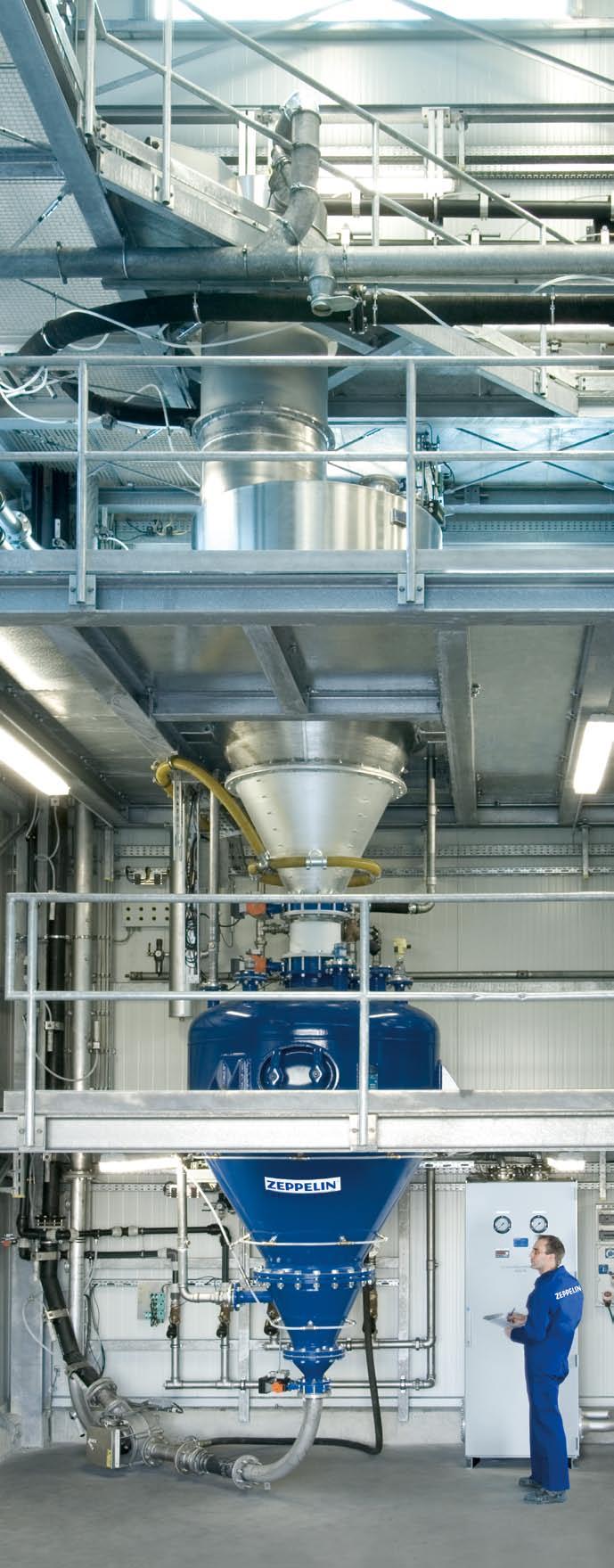 Being the technological leader Zeppelin provides a powerful Development and Test Center supporting different technologies for handling bulk solids.