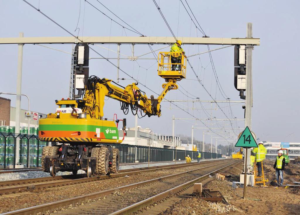 2015 93 Reversing rail track, Elst, the Netherlands. BAM Infra.