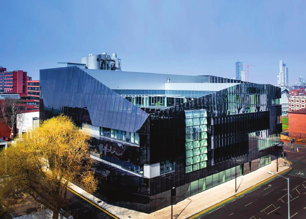 94 2015 National Graphene Institute at the University of Manchester. Architect: Jestico+Whites. Contractor: BAM Construct UK.