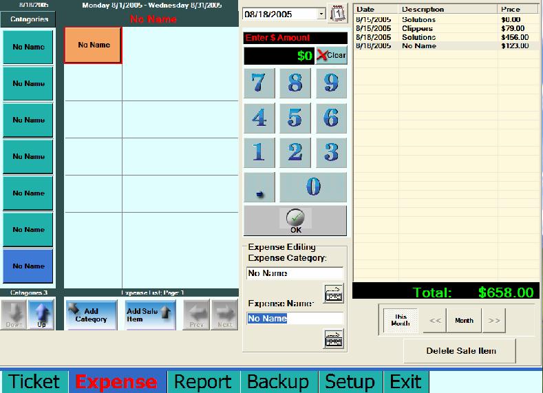 Nail 123 System by A. T. Software Solutions, Inc. Page 13 12/18/2005 c.