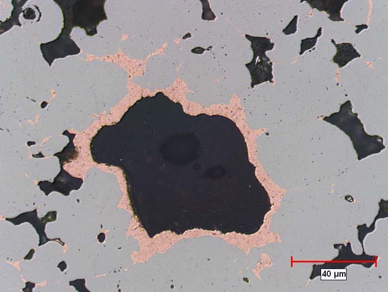 copper particles are still visible. Unetched Figure 3.