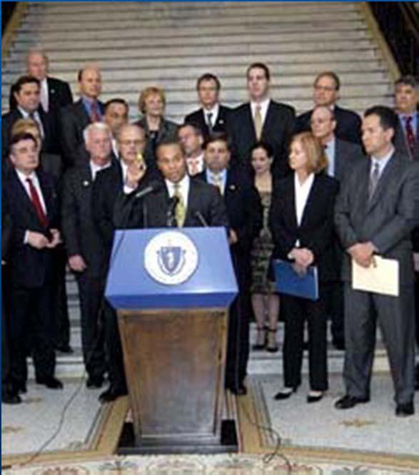 MA Global Warming Solutions Act In August 2008, Governor Patrick signed the Climate Protection & Green Economy Act Required Massachusetts to reduce economy-wide GHG emissions: 25% reduction <1990
