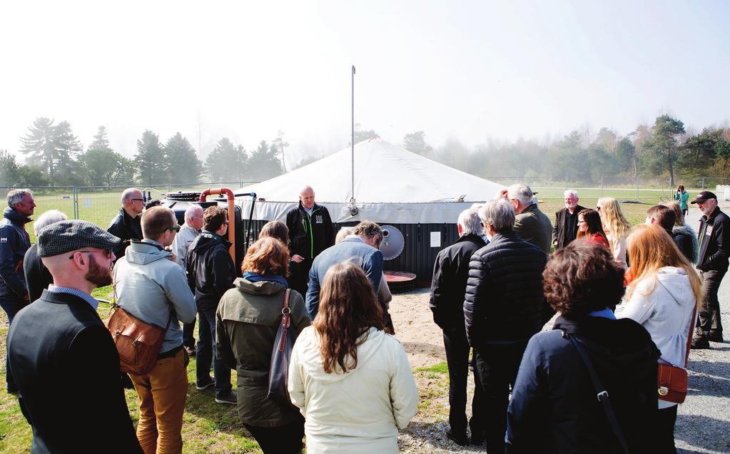 A biogas plant specialized in turning beach cast algae into renewable biogas was demonstrated in the project.