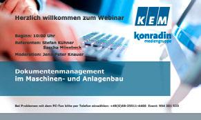 Media Brand Present in all Media Channels Tailored to the specific usage behaviour of readers/users, KEM Konstruktion Entwicklung Management spans across the media channels of print, online,