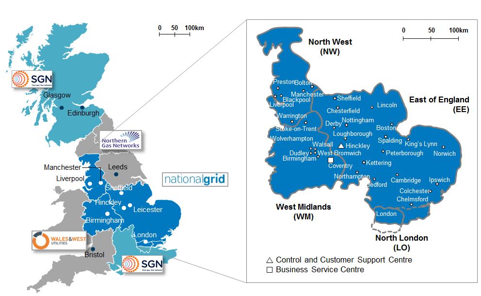 Cadent Keeping the Energy Flowing Cadent - An organisation of significant size and scale Overview of UK gas distribution networks Largest distributor of gas in the UK Own and operate 4 of 8 GDNs