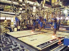 WELDING FABRICATION Blanks shop, Machining shop, Assembly-and-welding shop.