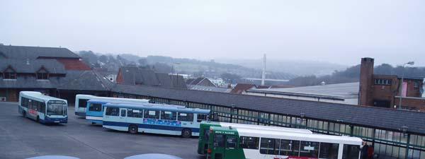 Photograph showing the dilapidated nature of the old Bus Station The development of the proposals was made in consultation with all stakeholders.