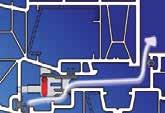 TROCAL Air- Matic, installed in the upper, inside section of the centre seal system, is virtually invisible and