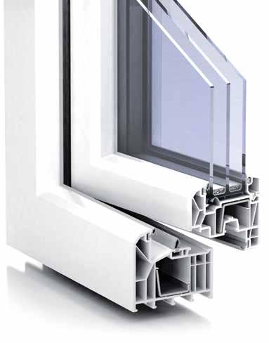 Technology and design at the highest level. Enhanced thermal insulation with optimal thermal properties. n U f value 1.0 W/(m²K).