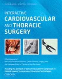 I N TER ACTI VE CAR DI OVAS CU L AR AN D TH OR ACI C S U R GER Y Interactive Cardiovascular and Thoracic Surgery Interactive Cardiovascular and Thoracic Surgery (ICVTS) publishes scientific